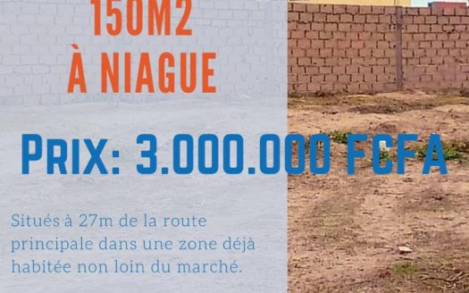 Terrain de 150m2